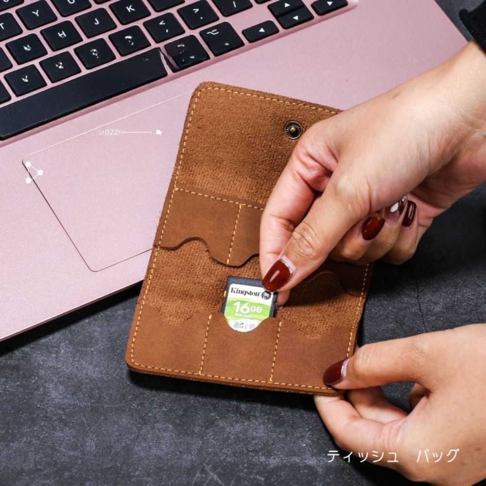 Memory Card Case Pu Leather Mu - Mobile Tech Accessories 评论和价格