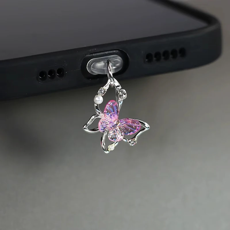 Butterfly Phone Dust Plug Hang - Mobile Tech Accessories 评论和价格