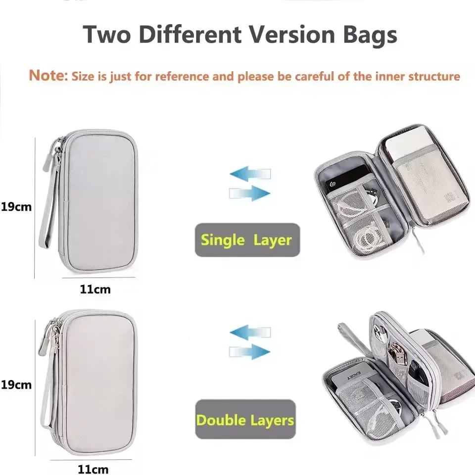 Travel Cable Bag Portable Digi - Tech Accessories Case 评论和价格